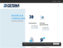 Tablet Screenshot of cetena.it